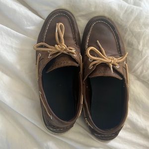 Size 5.5 boys Sperry shoes.